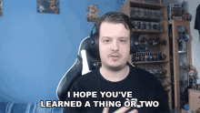 I Hope Youve Learned A Thing Or Two Stuart GIF - I Hope Youve Learned A Thing Or Two Stuart Excel Esports GIFs