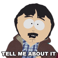 Tell Me About It Randy Marsh Sticker - Tell Me About It Randy Marsh South Park Stickers