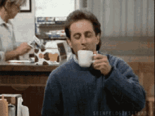 Seinfeld Coffee GIF - Seinfeld Coffee Chitchat GIFs