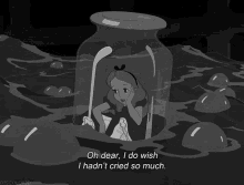crying alice in wonderland oh dear i do wish i hadnt cried so much