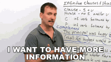 I Want To Have More Information Adam GIF - I Want To Have More Information Adam Engvid GIFs