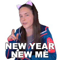New Year New Me Cristine Raquel Rotenberg Sticker - New Year New Me Cristine Raquel Rotenberg Simply Nailogical Stickers