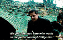 German Oblige GIF - German Oblige Die For His Country GIFs