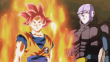 Goku On Fire GIF - Goku On Fire Dbz GIFs