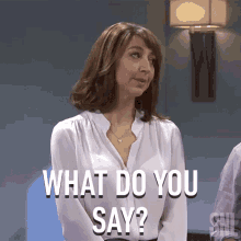 What Do You Say Saturday Night Live GIF - What Do You Say Saturday Night Live What Do You Think About That GIFs