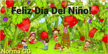 Feliz Día Del Niño Happy Childrens Day GIF - Feliz Día Del Niño Happy Childrens Day Kids GIFs