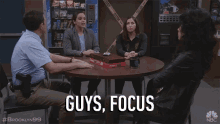guys focus concentrate pay attention brood over melissa fumero