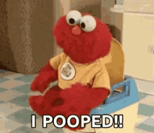 Elmo I Pooped GIF - Elmo I Pooped Dancing GIFs