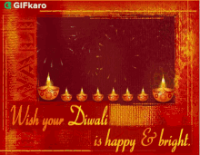 happy diwali wish you diwali is happy and bright gifkaro wish you a happy diwali festival