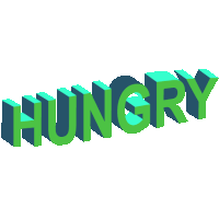 Hungry Starving Sticker - Hungry Starving I Want To Eat Stickers