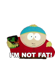 Im Not Fat Im Getting In Shape Sticker - Im Not Fat Im Getting In Shape Eric Cartman Stickers