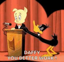daffy looney tunes twerk dancing