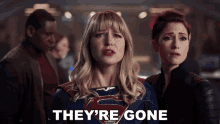 Theyre Gone Melissa Benoist GIF - Theyre Gone Melissa Benoist Chyler Leigh GIFs