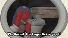 Smg4 The Kernel GIF - Smg4 The Kernel Its Finger Lickin Good GIFs