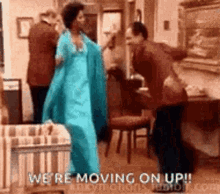 Were Moving On Up Dancing GIF - Were Moving On Up Dancing Dance GIFs