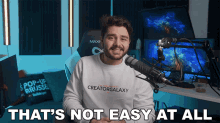 Thats Not Easy At All Ignace Aleya GIF - Thats Not Easy At All Ignace Aleya Not An Easy Task GIFs