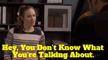 Station19 Maya Bishop GIF - Station19 Maya Bishop Hey You Dont Know What Youre Talking About GIFs