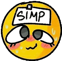Simp Sticker - Simp Stickers