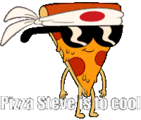Ethan Is A Pizza Piazza Sticker - Ethan Is A Pizza Piazza Pizza Steve Stickers