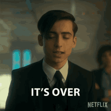 its over five aidan gallagher the umbrella academy its done