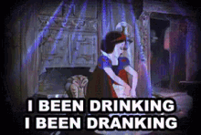 Wasted GIF - Snow White Drinking Dranking GIFs