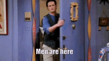 Joey Chandler Men Are Here GIF - Joey Chandler Men Are Here Friends GIFs