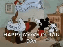 whocares letsgetkeys mickey mouse happy move out in day