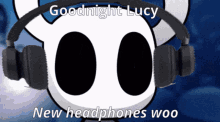 Goodnight Lucy Hollow Knight GIF - Goodnight Lucy Hollow Knight Hollow Knight Headphones GIFs
