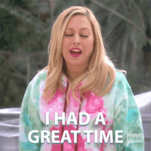 I Had A Great Time Real Housewives Of Beverly Hills GIF - I Had A Great Time Real Housewives Of Beverly Hills I Had Fun GIFs
