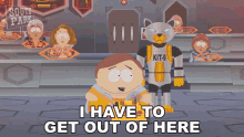 I Have To Get Out Of Here Eric Cartman GIF - I Have To Get Out Of Here Eric Cartman Kit9 GIFs