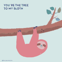 Sloth Tree GIF - Sloth Tree Pick Up Lines GIFs