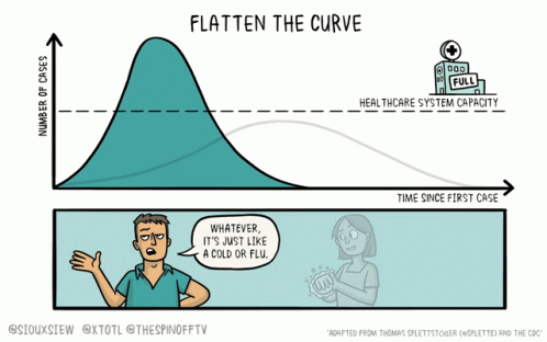 Flattening The Curve Covid GIF - Flattening The Curve Covid Corona GIFs