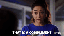 That Is A Compliment Aimee Garcia GIF - That Is A Compliment Aimee Garcia Ella Lopez GIFs