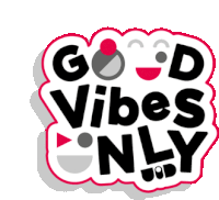 Good Vibes Good Vibes Only Sticker - Good Vibes Good Vibes Only Uid Stickers