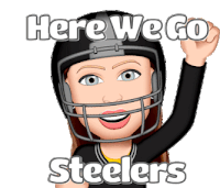 Pittsburgh Steelers Sticker - Pittsburgh Steelers Go Stickers