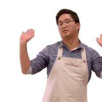 Hands Up Stephen Nhan Sticker - Hands Up Stephen Nhan The Great Canadian Baking Show Stickers