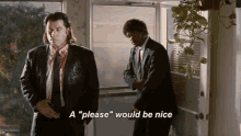 A Please Would Be Nice Please GIF - A Please Would Be Nice Please Pulp Fiction GIFs