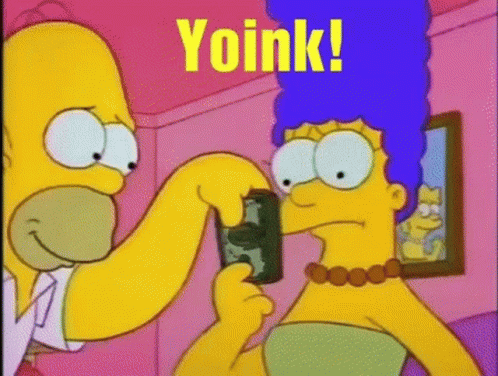 Yoink Simpsons GIF - Yoink Simpsons Homer - Discover & Share GIFs