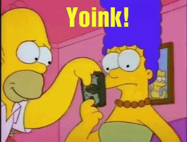 Yoink Simpsons GIF - Yoink Simpsons Homer - Discover & Share GIFs