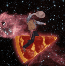 Pizza Cowboy GIF - Pizza Cowboy Space GIFs