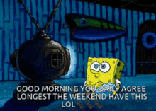 Good Morning Spongebob GIF - Good Morning Spongebob Chewing GIFs