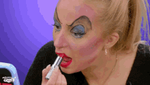 lipstick cat warner popbuzz beauty make up getting ready