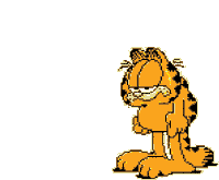 Garfield Garfield Its Monday Game Over Sticker - Garfield Garfield Its Monday Game Over Its Monday Game Over Stickers