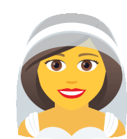 Bride With Veil People Sticker - Bride With Veil People Joypixels Stickers