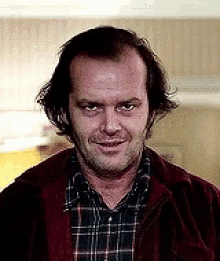 Jack Nicholson The Shinning GIF - Jack Nicholson The Shinning Evil Look GIFs