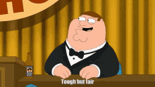 Tough But Fair Peter Griffin Roast GIF - Tough But Fair Peter Griffin Roast Family Guy GIFs