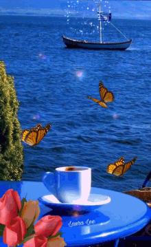 Sea Boat GIF - Sea Boat Coffee GIFs