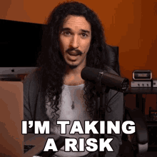 Im Taking A Risk Anthony Vincent GIF - Im Taking A Risk Anthony Vincent Ten Second Songs GIFs