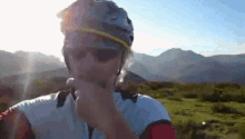 calleja selfie nature biker