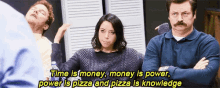Time Is Money Money Is Power GIF - Time Is Money Money Is Power Pizza Is Knowledge GIFs